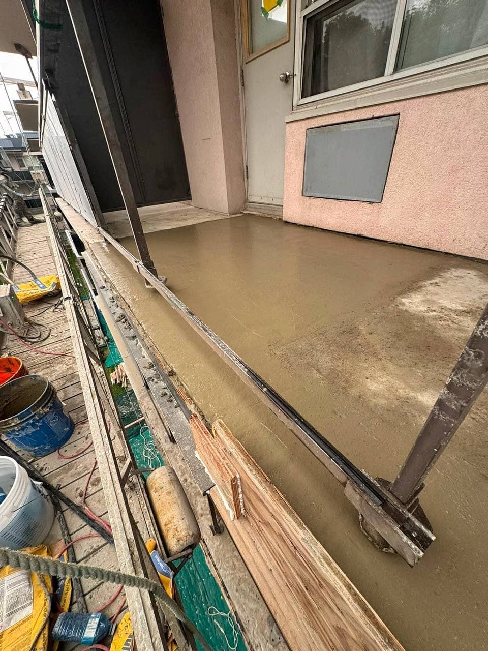 High-rise balcony concrete restoration project