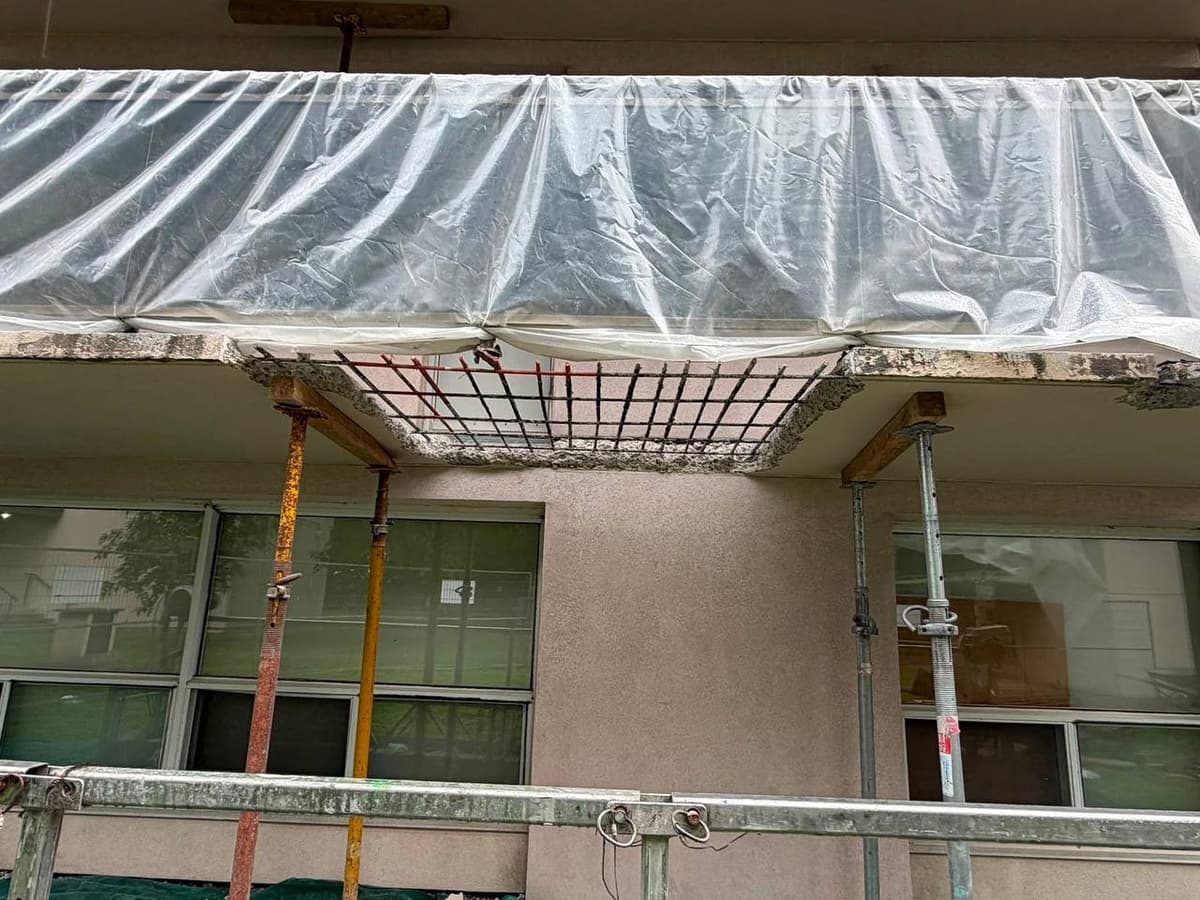 Balcony masonry repair project in Toronto and GTA
